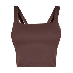 USA Womens/Ladies Square Neck Tank Top / Espresso